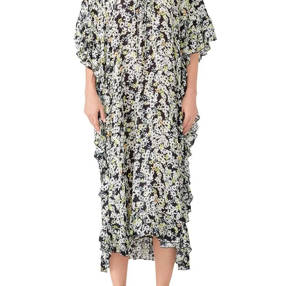 See By Chloe Sheer Ruffled Caftan Dress - Picture 5 of 8